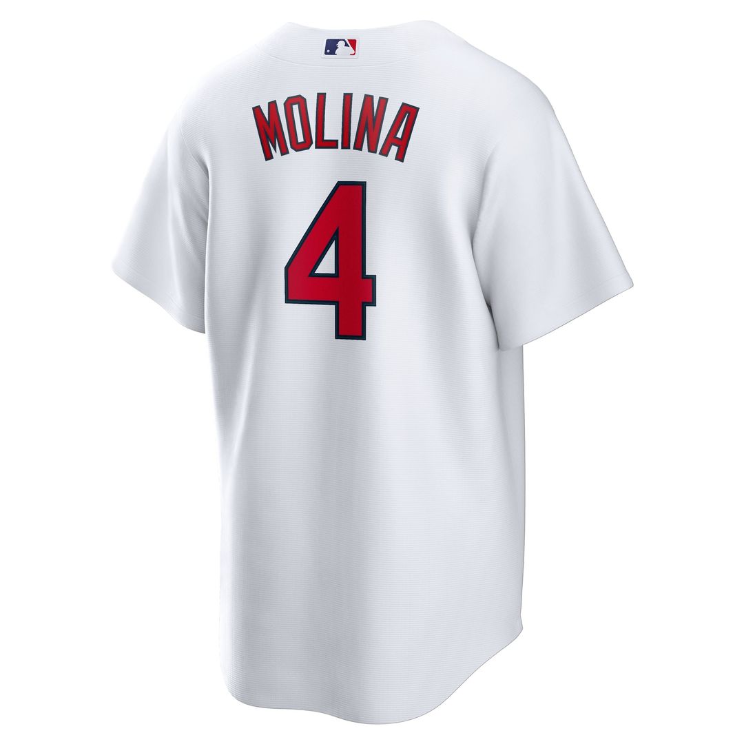 St. Louis Cardinals Yadier Molina White Home Replica Retired Player Jersey