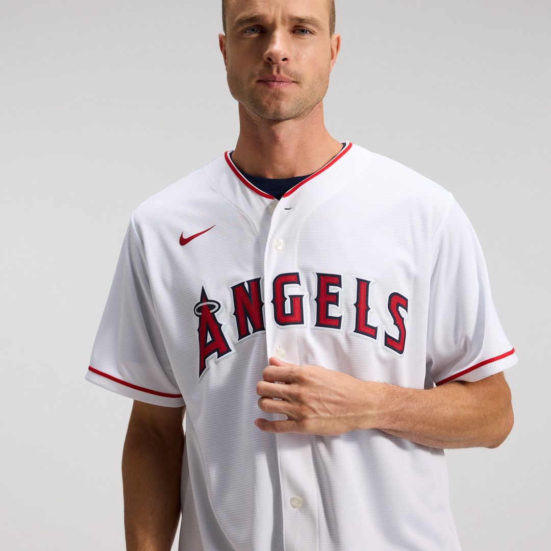 Los Angeles Angels White Home Replica Team Jersey