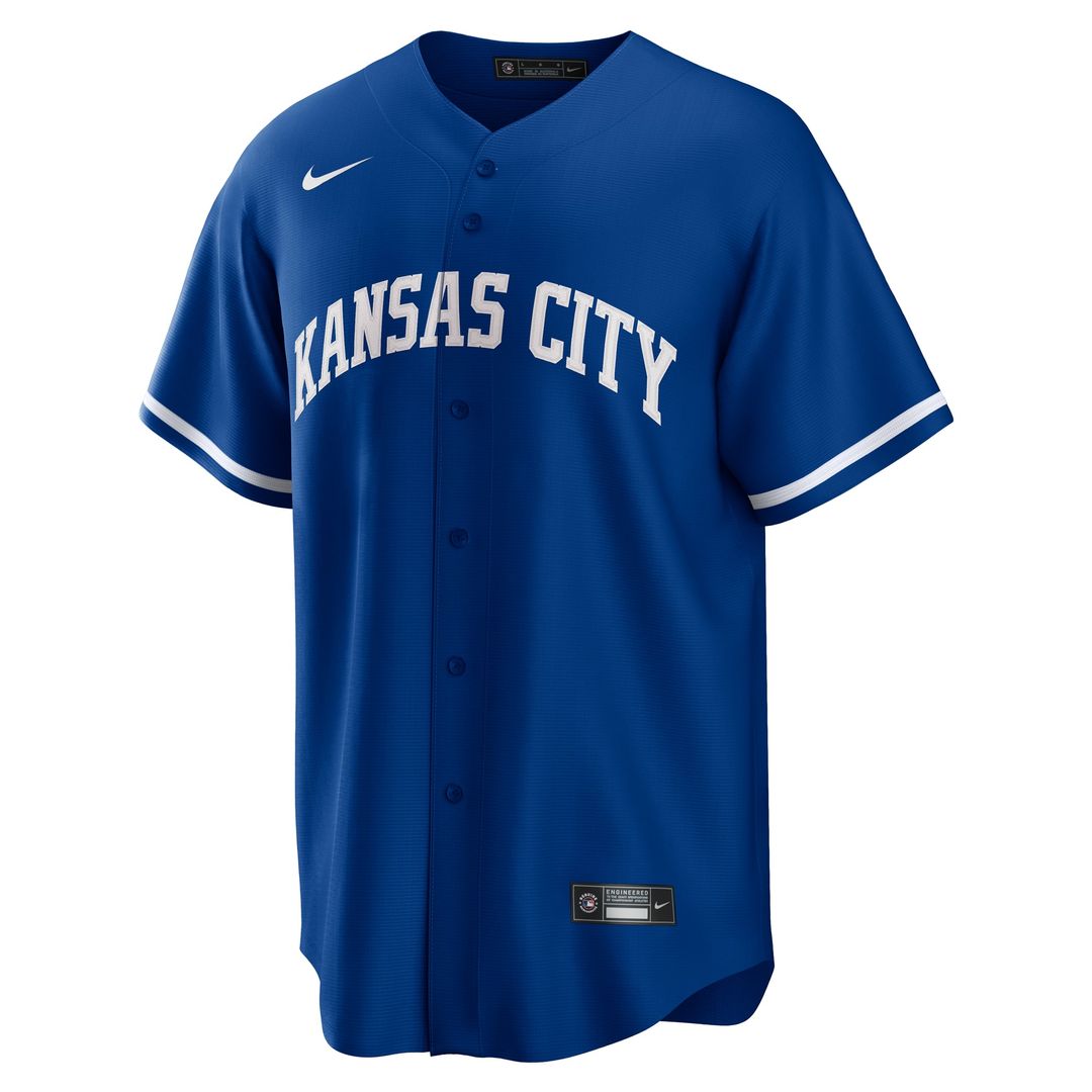 Kansas City Royals Bobby Witt Jr. Rush Blue Alternate 2 Replica Jersey