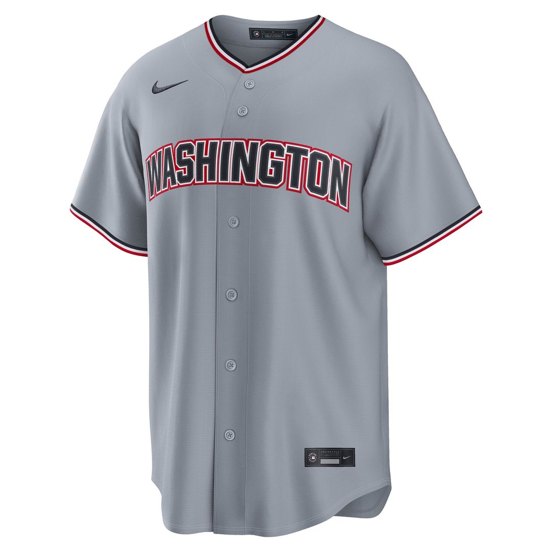 Washington Nationals James Wood Navy Alternate Replica Jersey