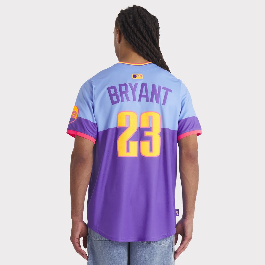 Colorado Rockies Kris Bryant Purple/Light Blue 2025 City Connect Limited Player Jersey