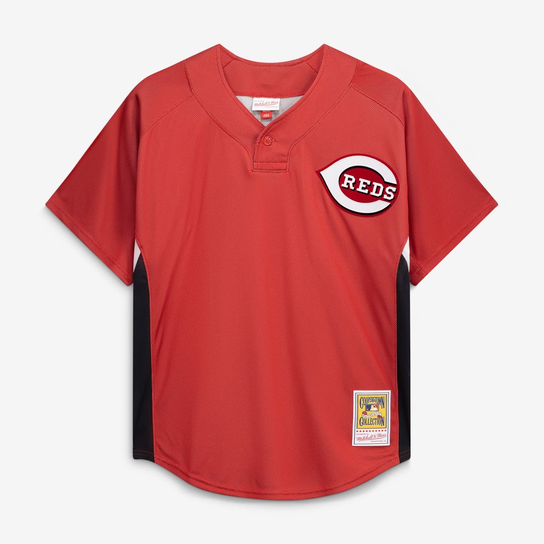 Cincinnati Reds Ken Griffey Jr. Red Authentic Batting Practice Jersey