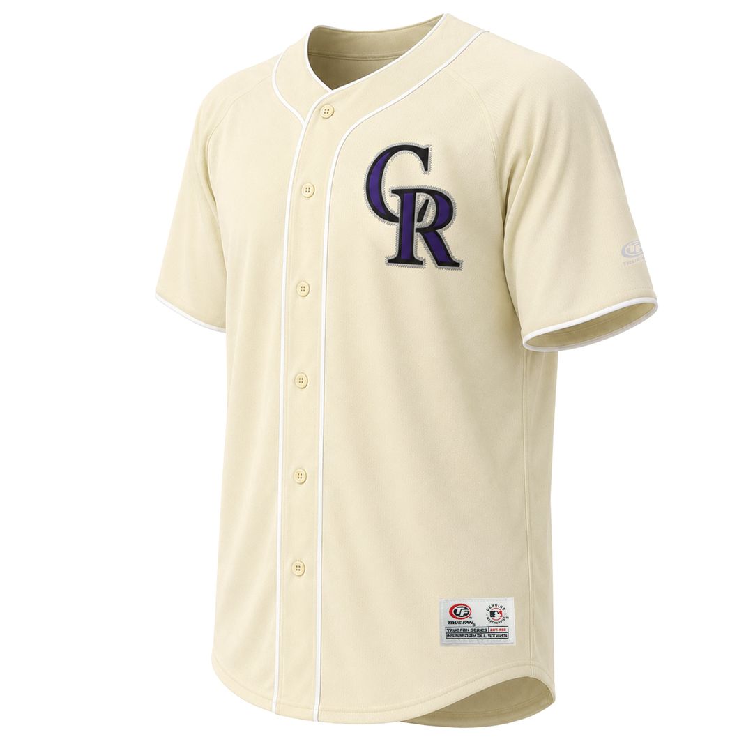 Colorado Rockies Cream Fashion Jersey