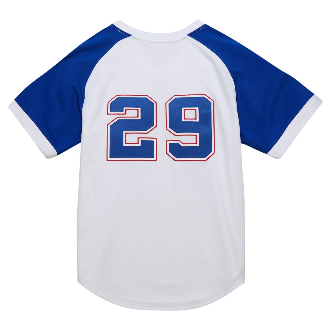 Atlanta Braves John Smoltz White 2004 Cooperstown Collection Authentic Throwback Jersey