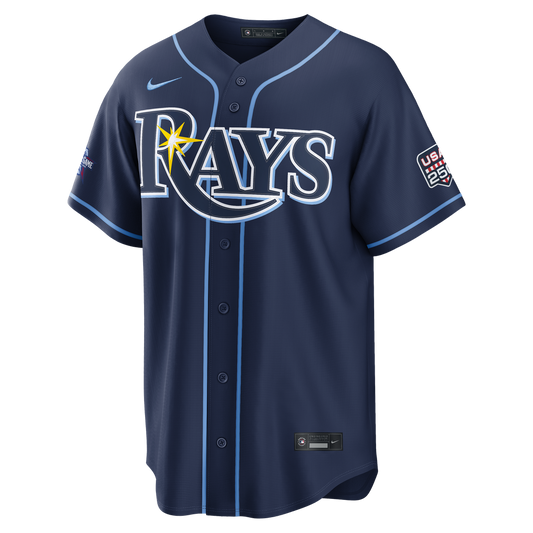 2026 All-Star Game Men's Tampa Bay Rays Junior Caminero Navy Replica Jersey