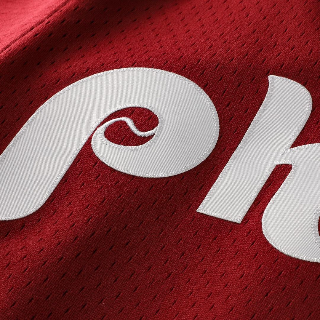 Philadelphia Phillies Lenny Dykstra Scarlet Authentic Batting Practice Jersey