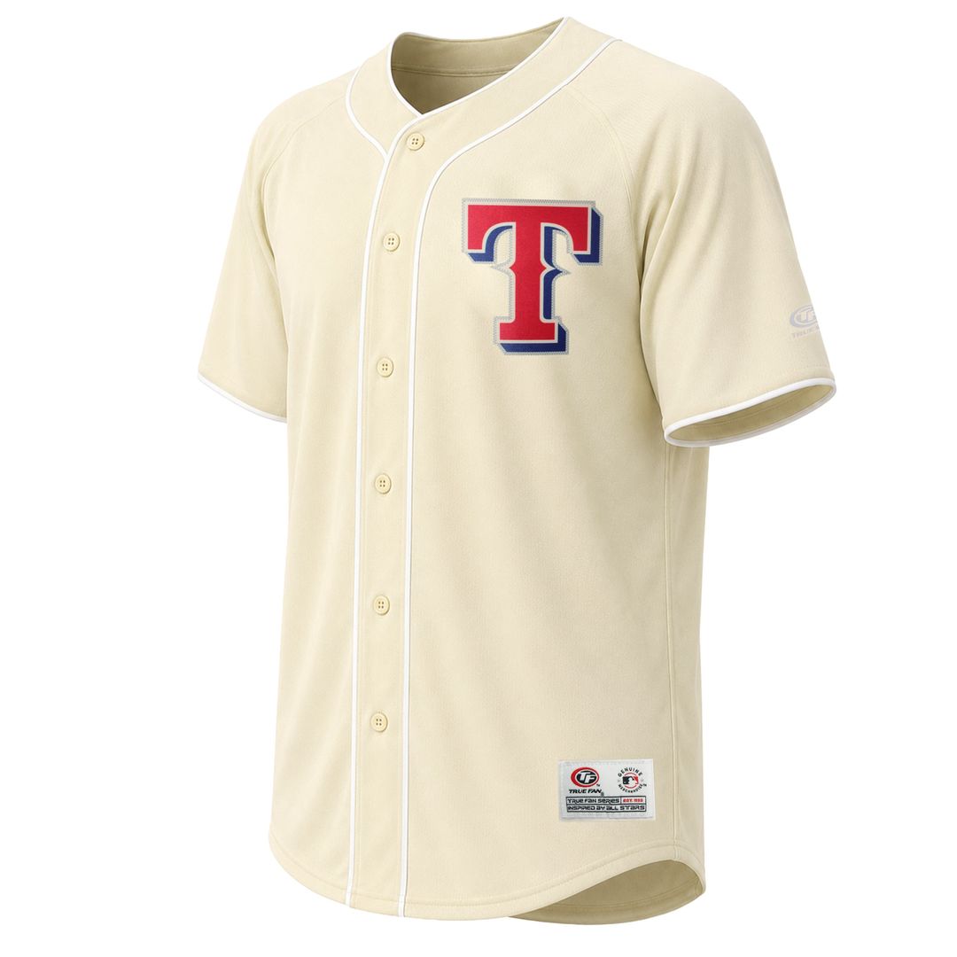 Texas Rangers Cream Fashion Jersey