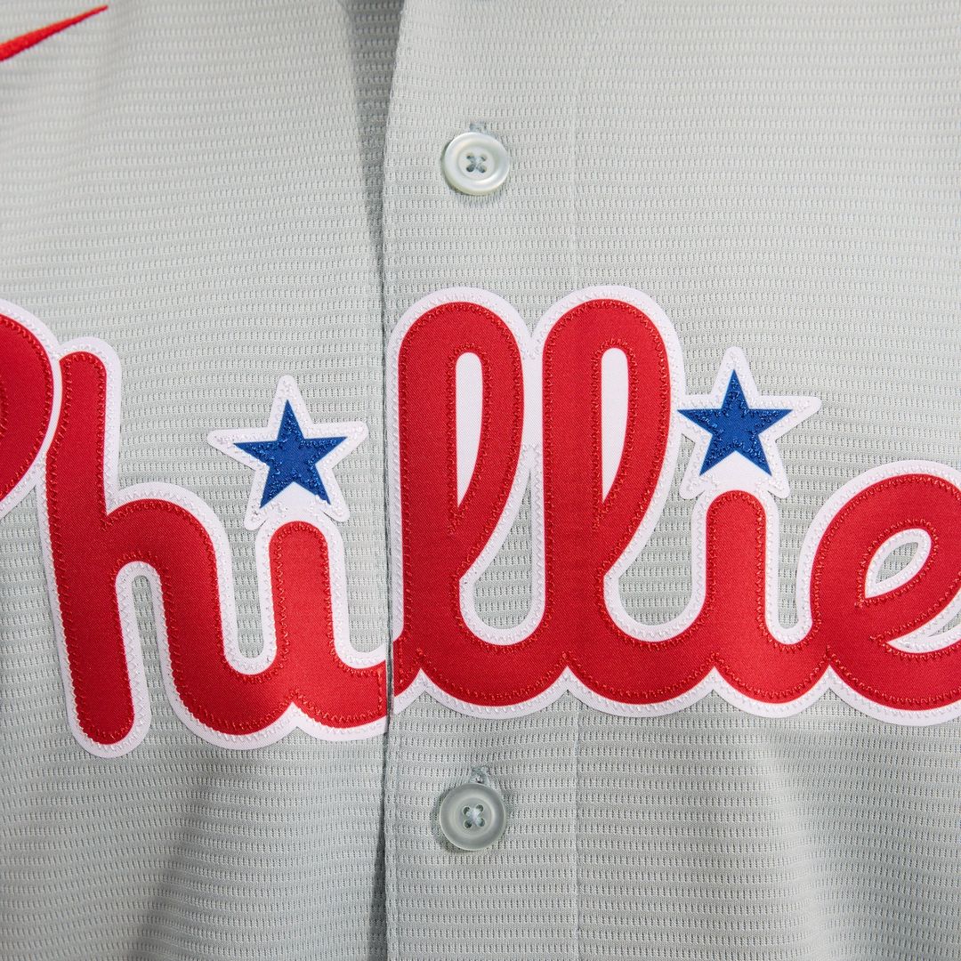 Philadelphia Phillies Bryce Harper Gray Road Replica Jersey