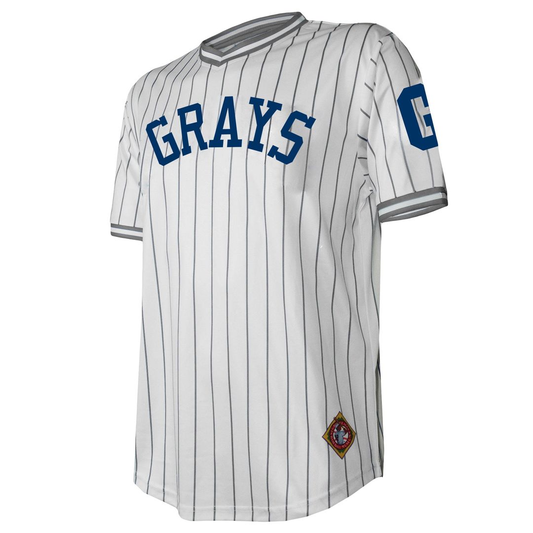 Homestead Grays White V-Neck Jersey
