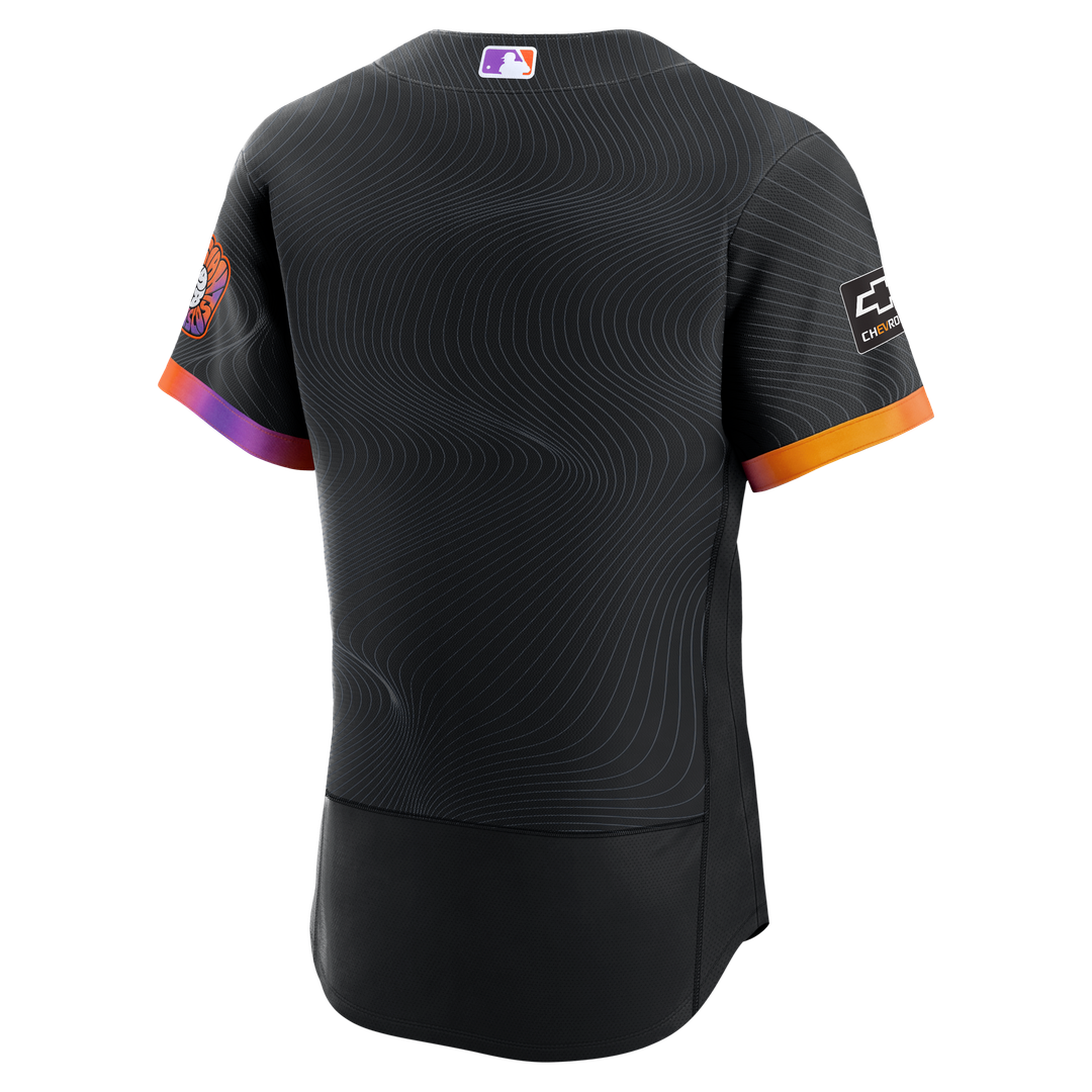 San Francisco Giants Anthracite City Connect Authentic Sponsor Patch Jersey