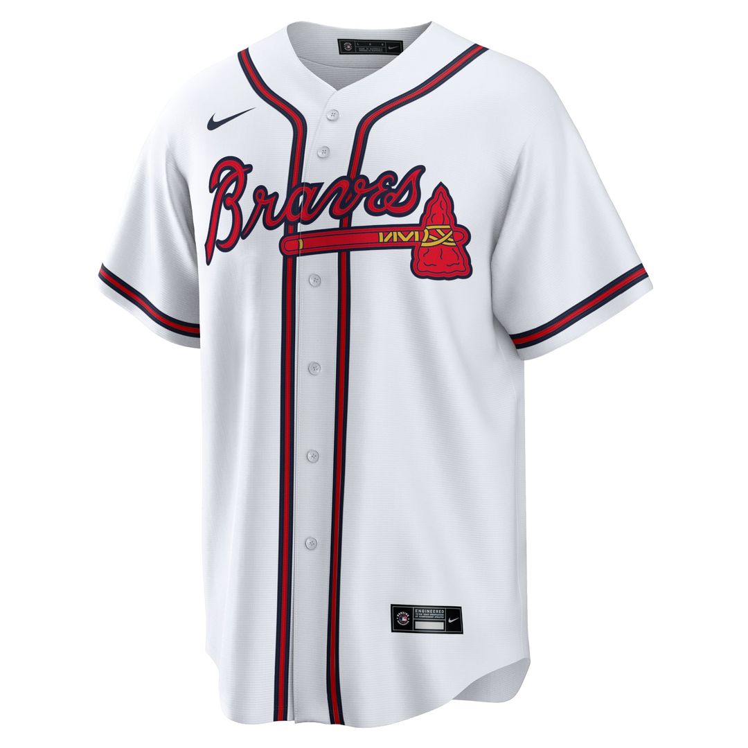 Atlanta Braves Austin Riley White Home Replica Player Jersey