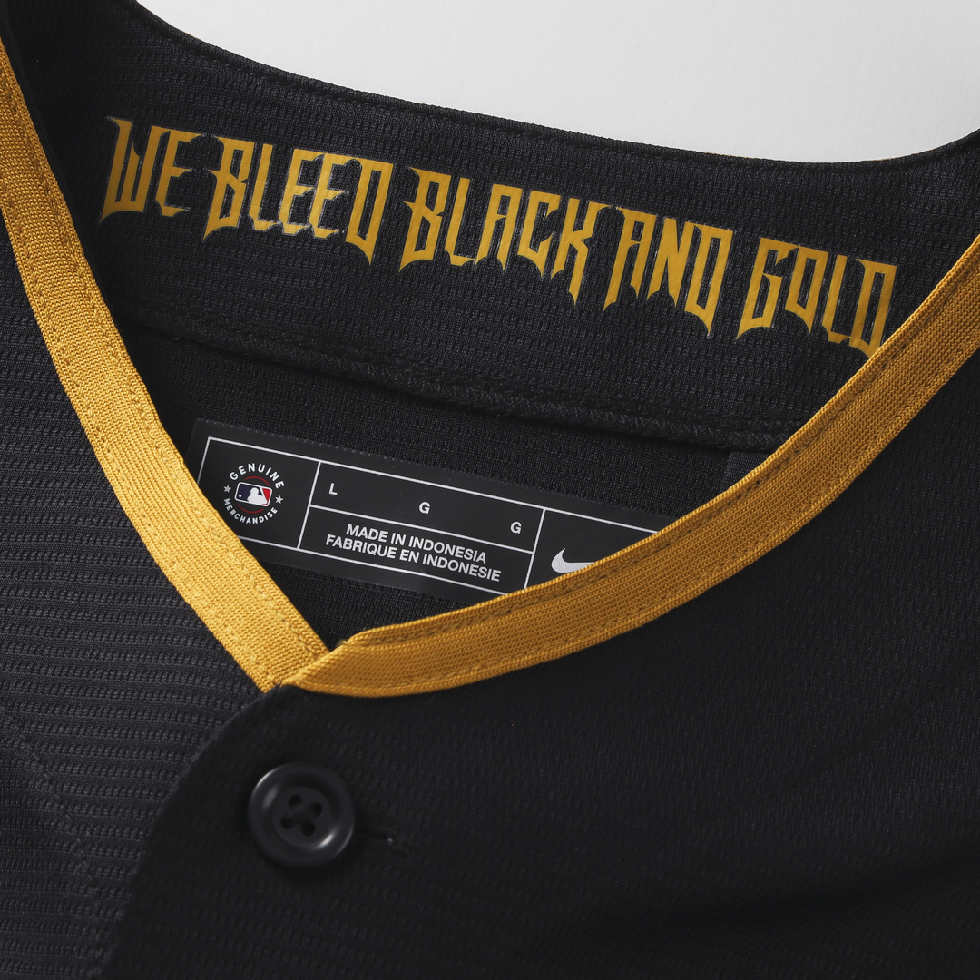 Pittsburgh Pirates Konnor Griffin Black 2026 City Connect Stadium Jersey