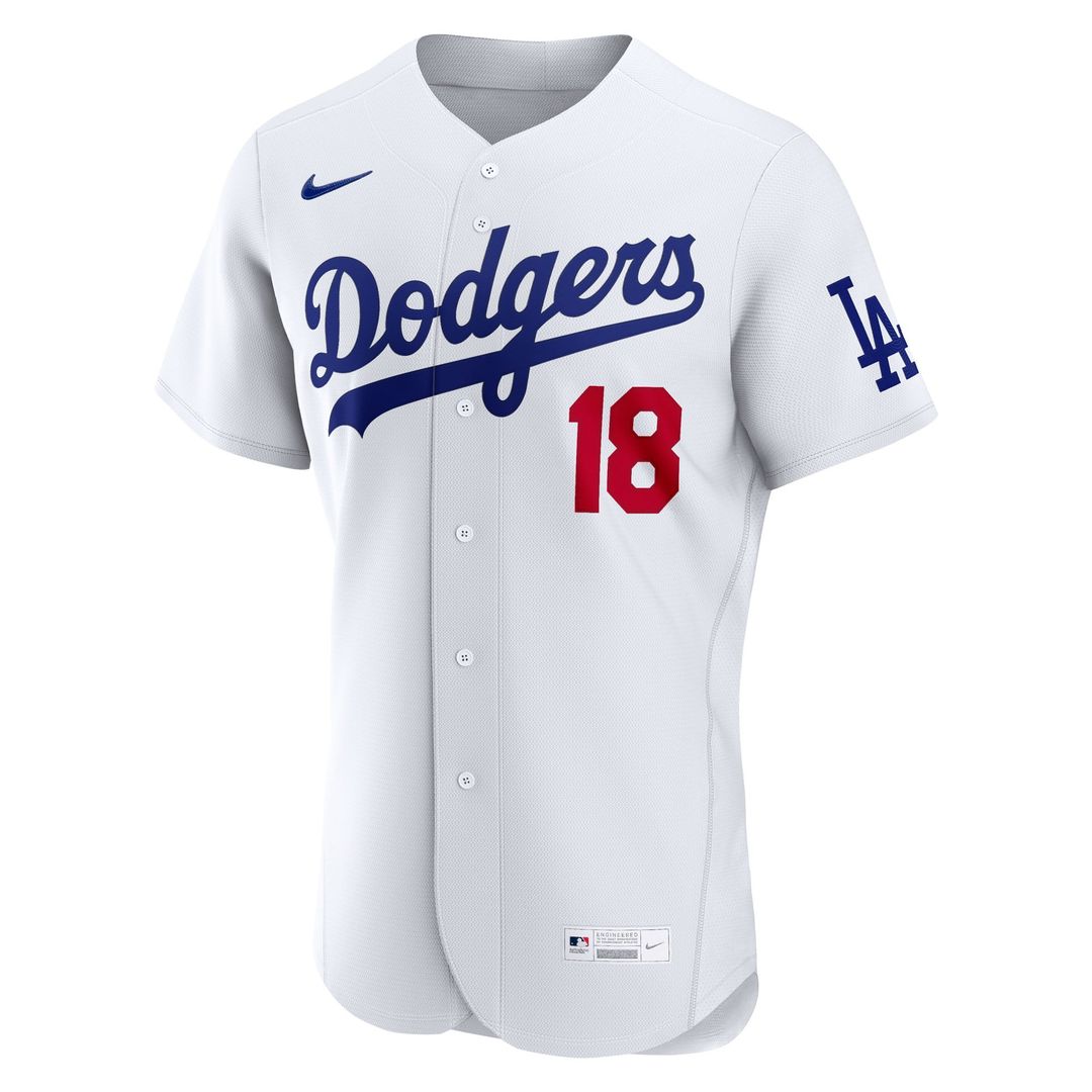 Los Angeles Dodgers Yoshinobu Yamamoto White Home Authentic Jersey