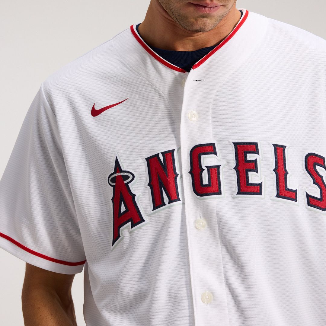 Los Angeles Angels White Home Replica Team Jersey