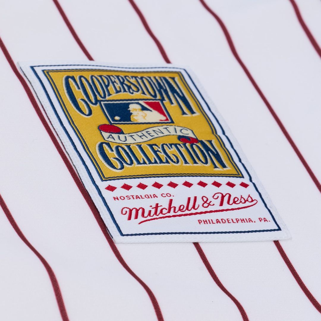 Philadelphia Phillies Jimmy Rollins White 2003 Cooperstown Collection Authentic Jersey