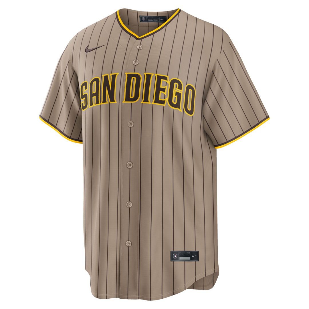 San Diego Padres Jackson Merrill Sand Alternate Replica Jersey