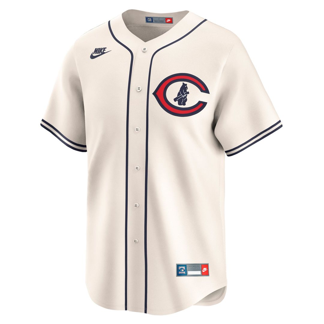 Chicago Cubs Seiya Suzuki Cream Throwback Cooperstown Collection Limited Jersey