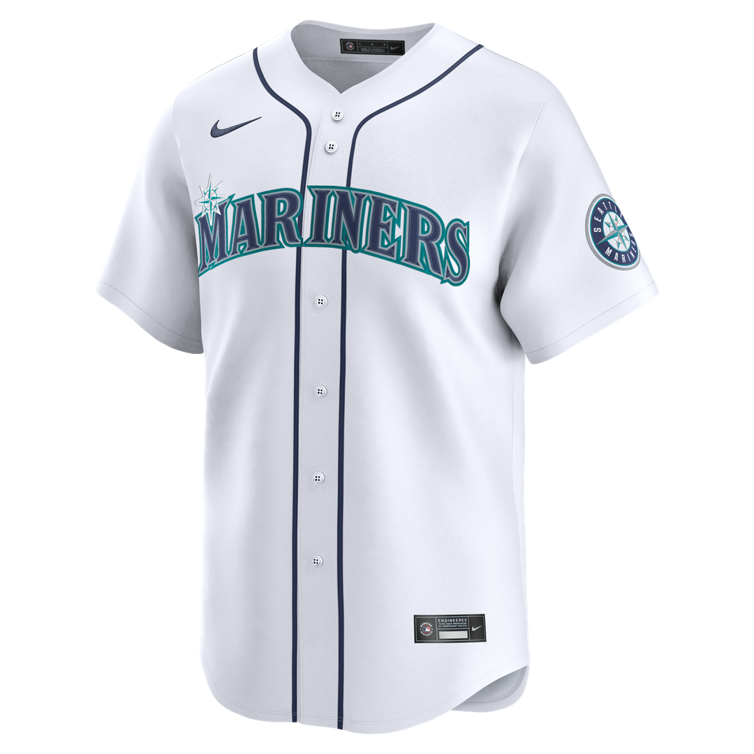 Seattle Mariners Josh Naylor White Home Limited Jersey
