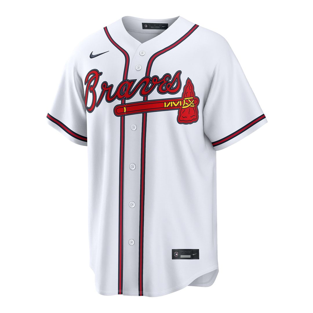 Atlanta Braves Spencer Schwellenbach White Home Replica Jersey