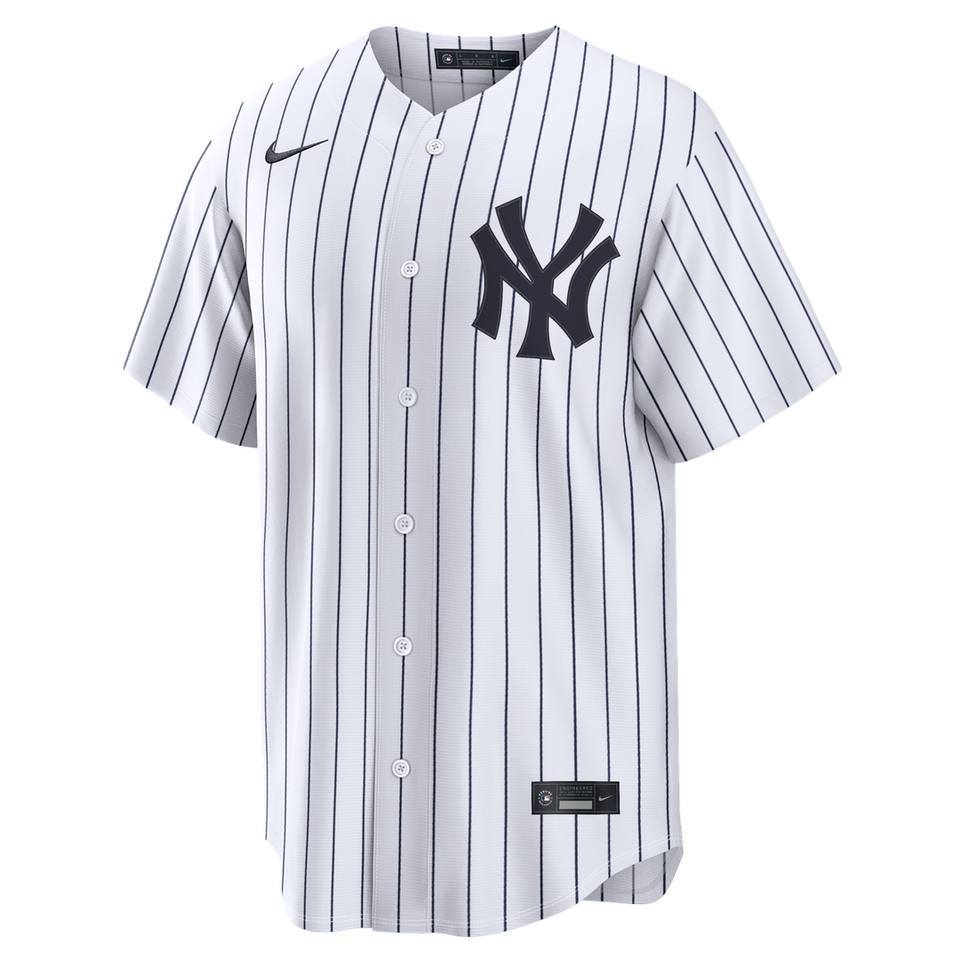 New York Yankees George Lombard Jr. White Home Replica Jersey