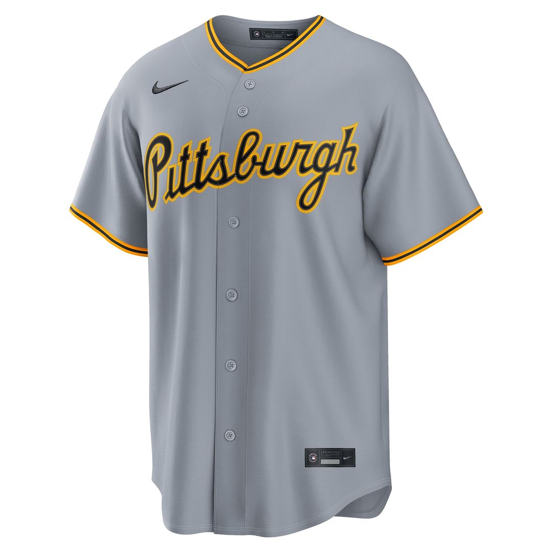 Pittsburgh Pirates Paul Skenes Gray Road Replica Jersey