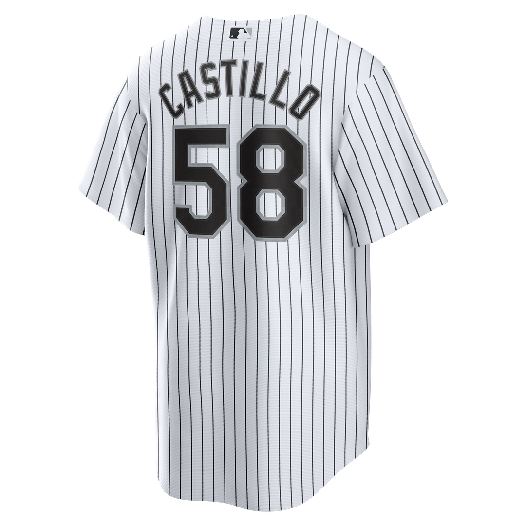 Chicago White Sox Luis Castillo White Home Replica Jersey