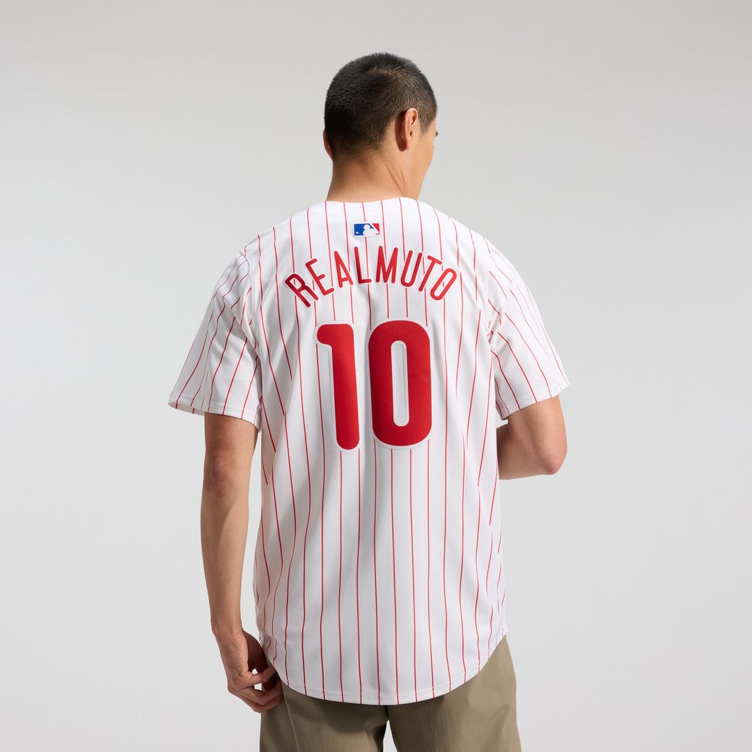 Philadelphia Phillies J.T. Realmuto White Home Limited Player Jersey