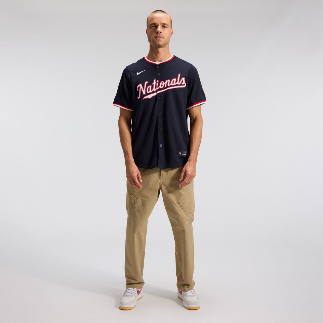 Washington Nationals James Wood Navy Alternate Limited Player Jersey