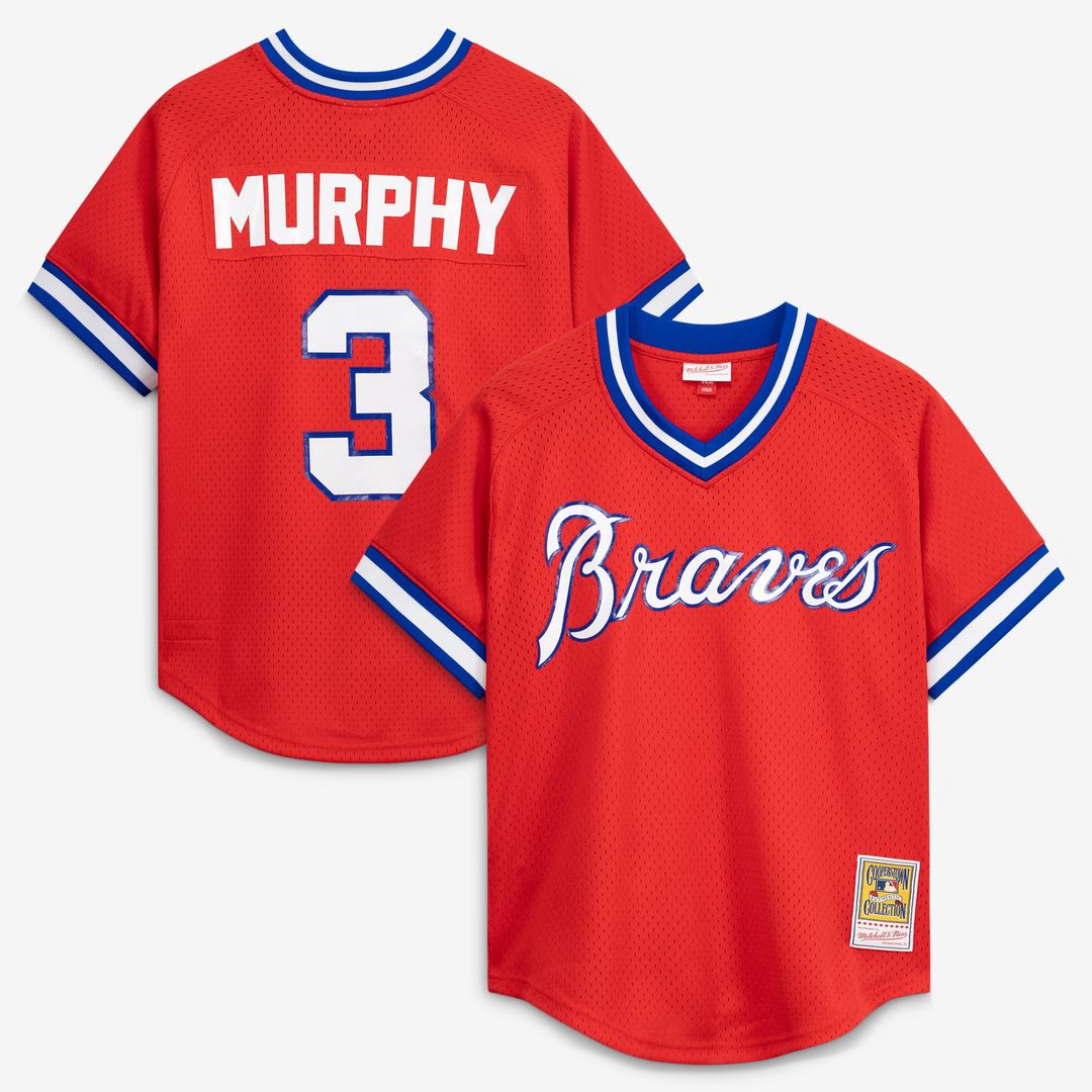 Atlanta Braves Dale Murphy Royal Authentic Batting Practice Jersey