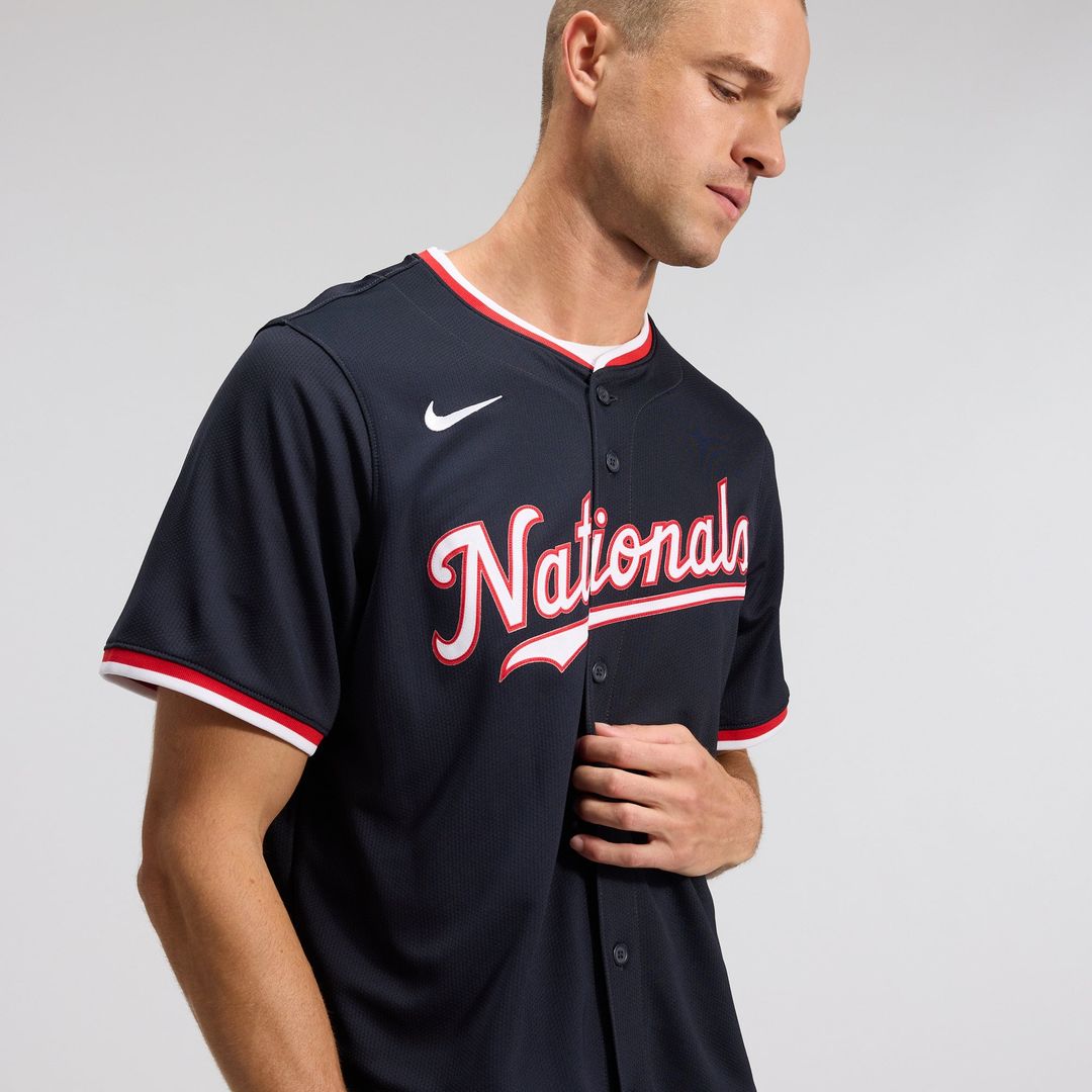 Washington Nationals James Wood Navy Alternate Limited Player Jersey