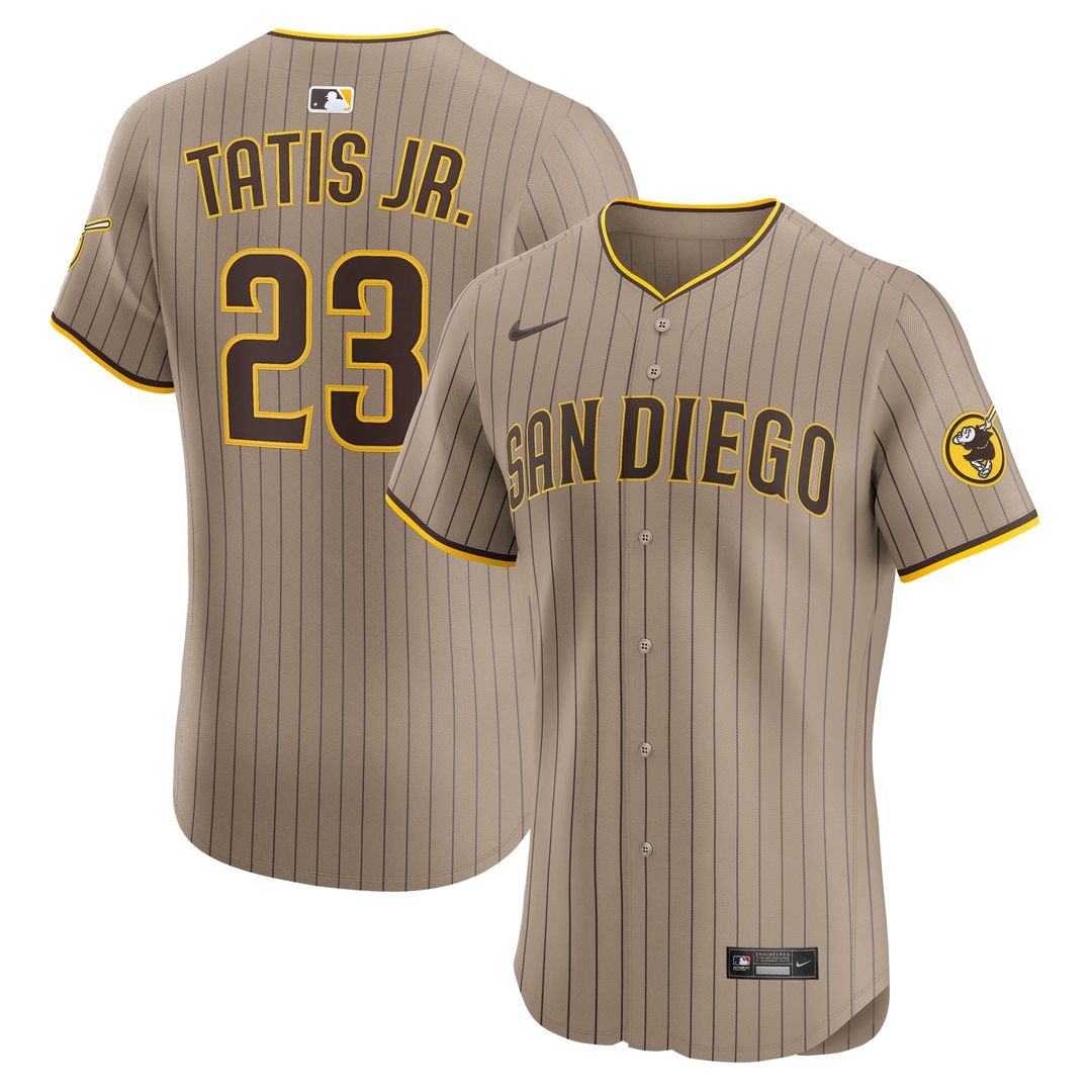 San Diego Padres Fernando Tatis Jr. White Home Elite Jersey