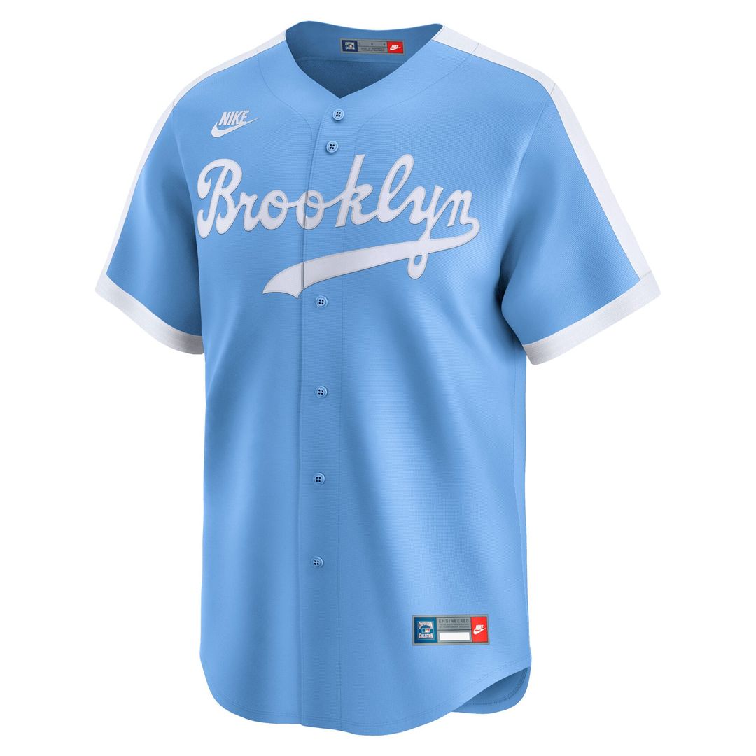 Brooklyn Dodgers Light Blue Cooperstown Collection Limited Jersey