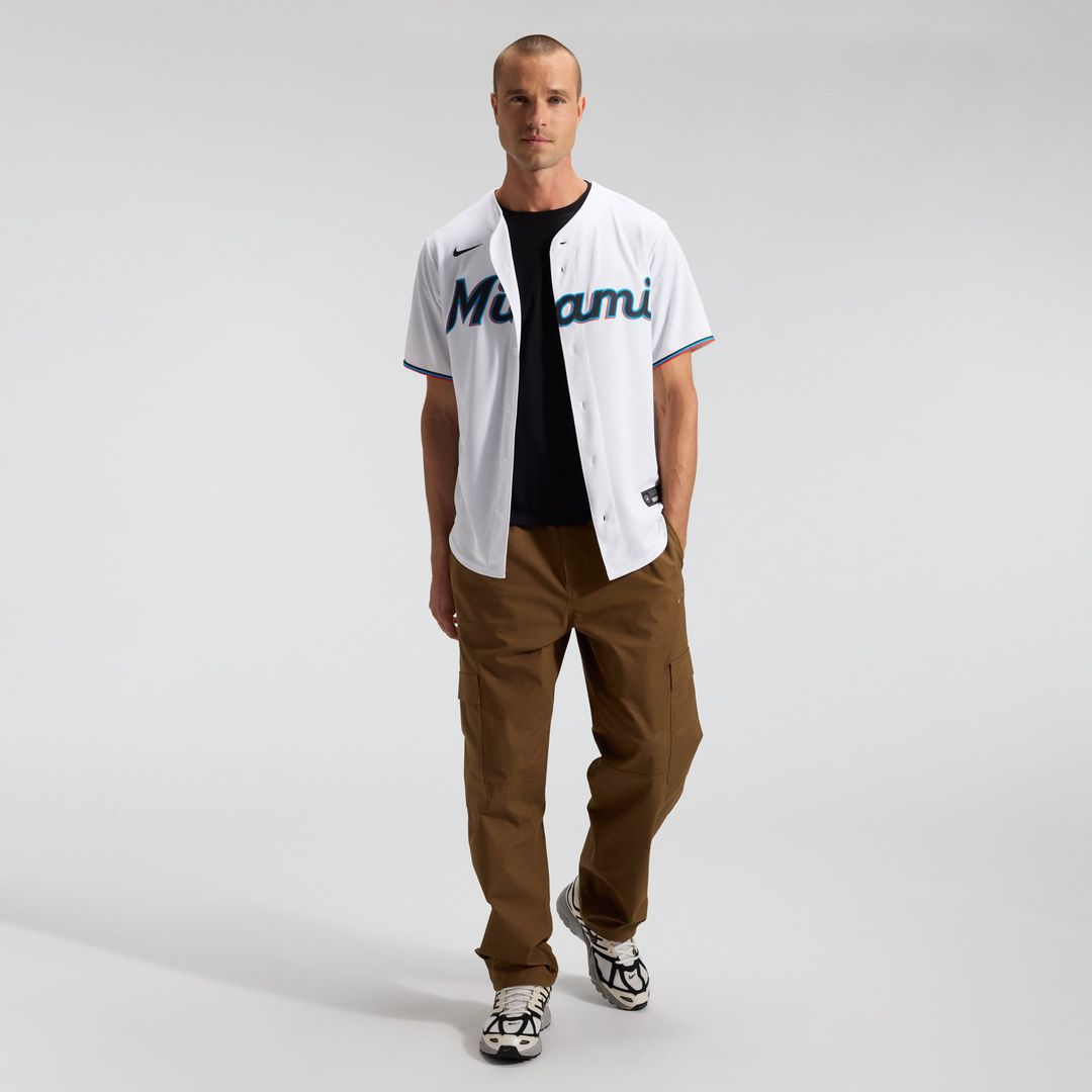 Miami Marlins White Home Replica Team Jersey