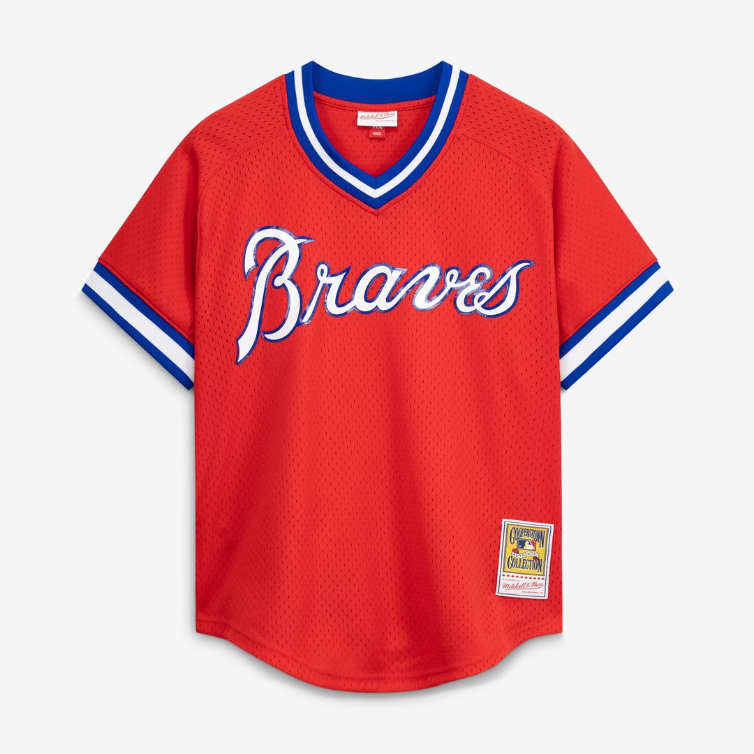 Atlanta Braves Dale Murphy Royal Authentic Batting Practice Jersey