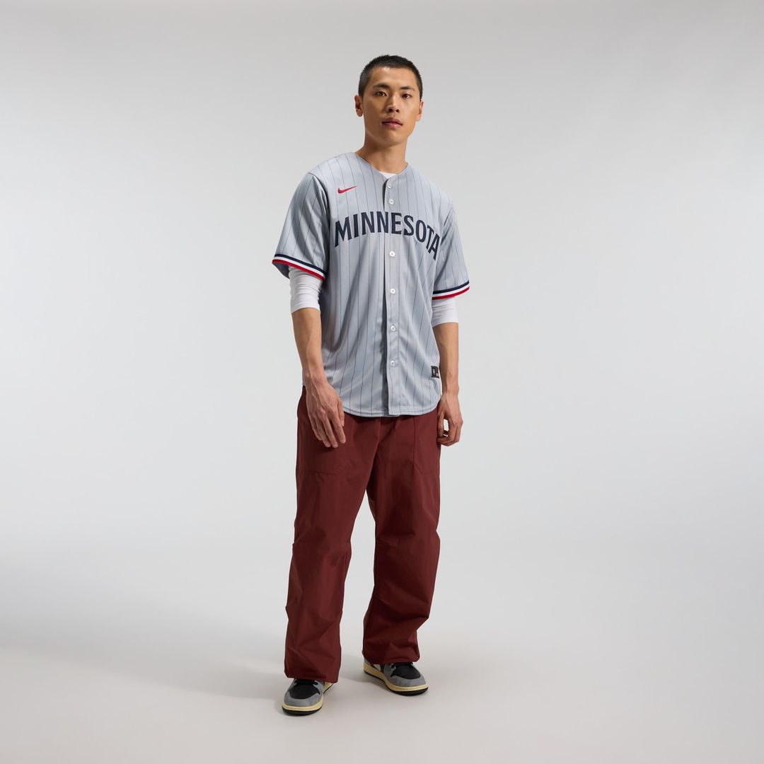 Minnesota Twins Gray Road Replica Team Jersey