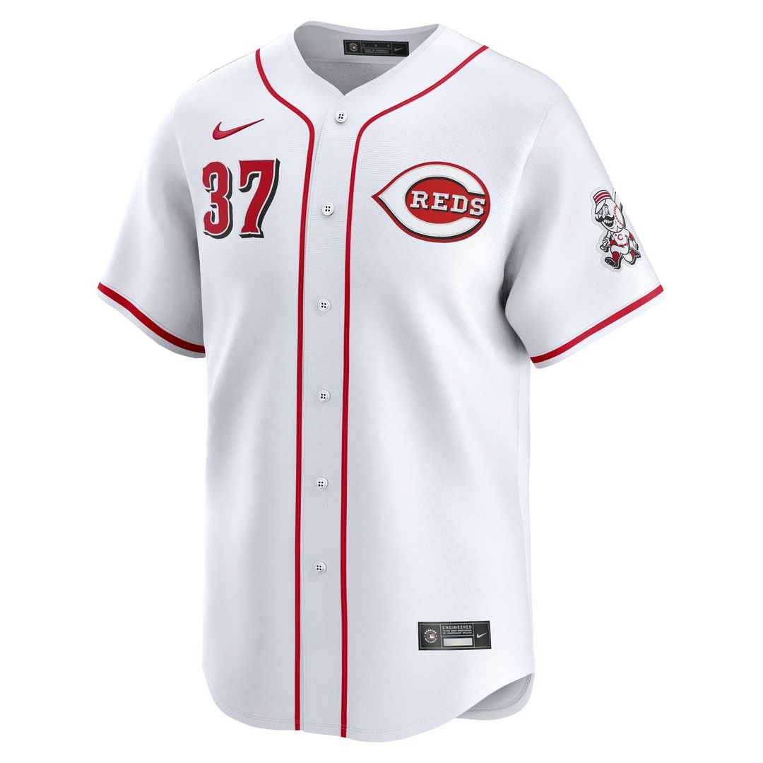 Cincinnati Reds Tyler Stephenson White Home Limited Player Jersey