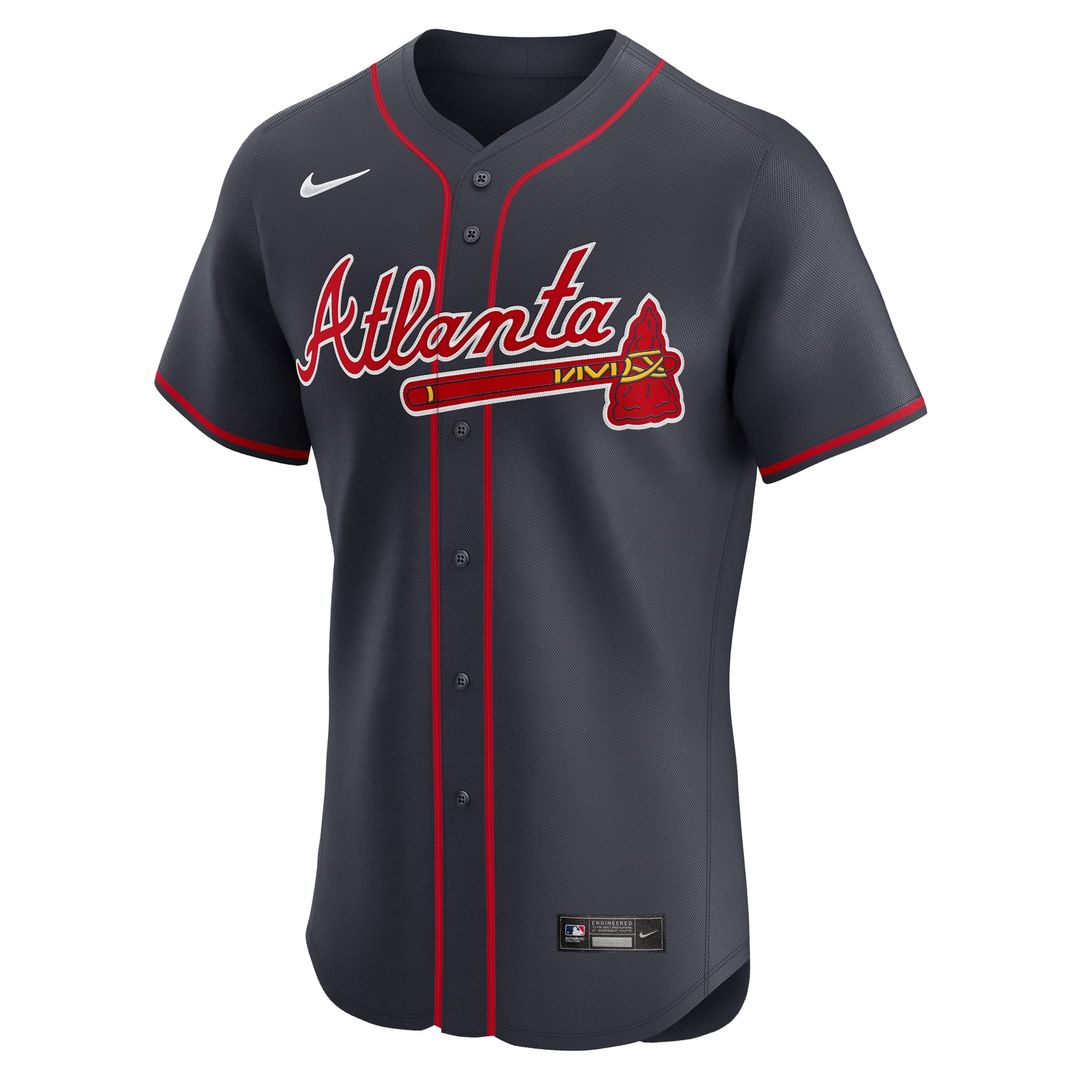 Atlanta Braves Red Alternate Elite Jersey