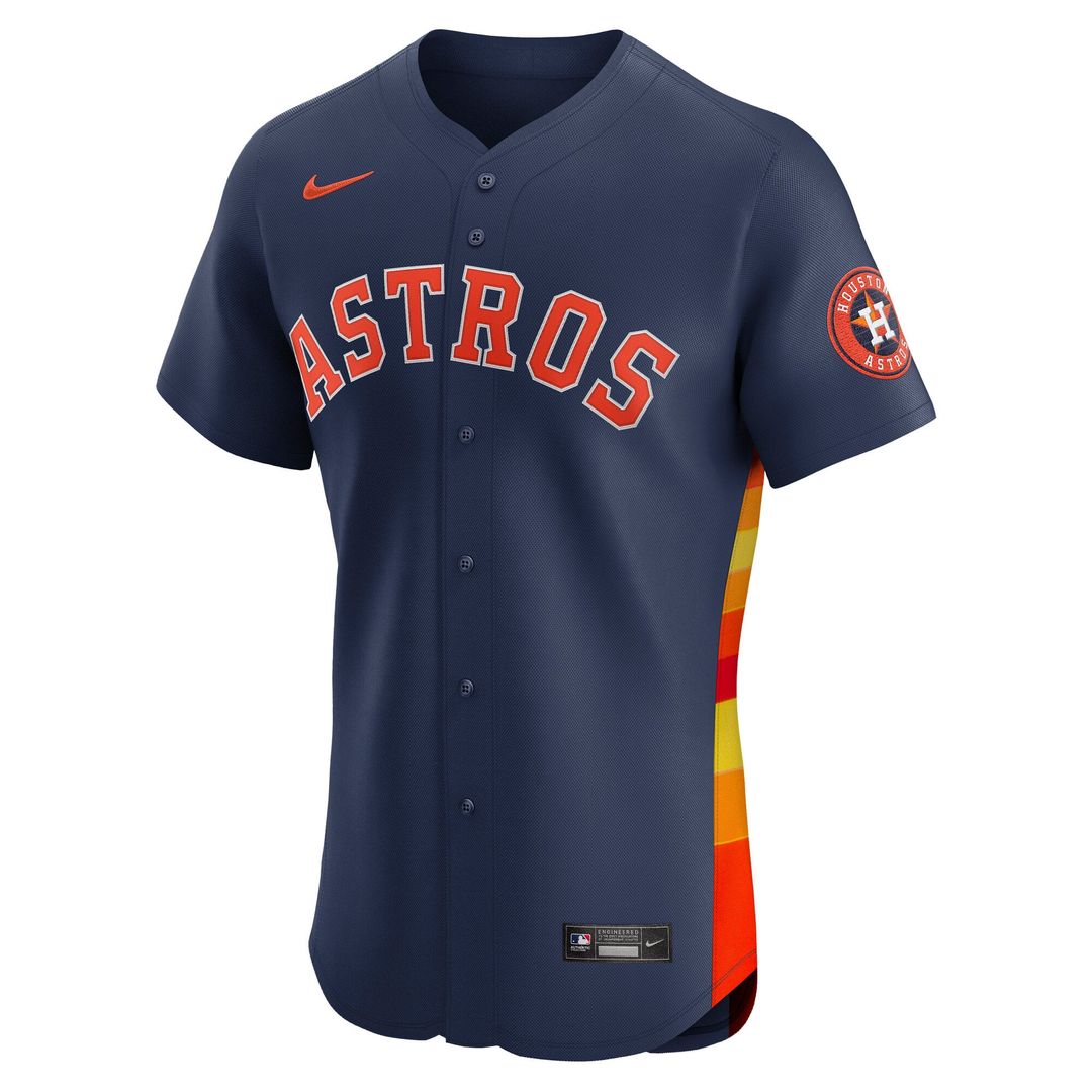 Houston Astros Jose Altuve Orange Alternate Elite Player Jersey