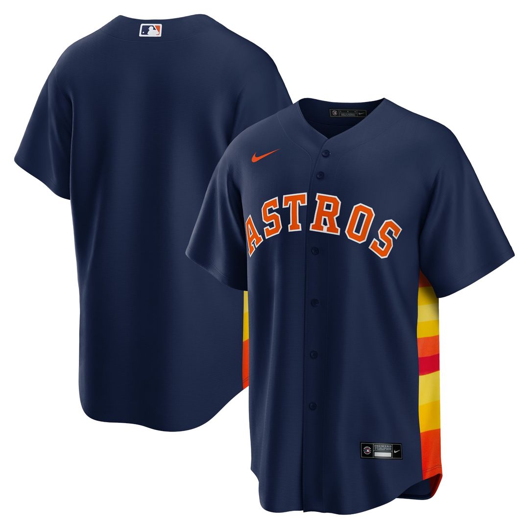Houston Astros White Home Replica Team Jersey