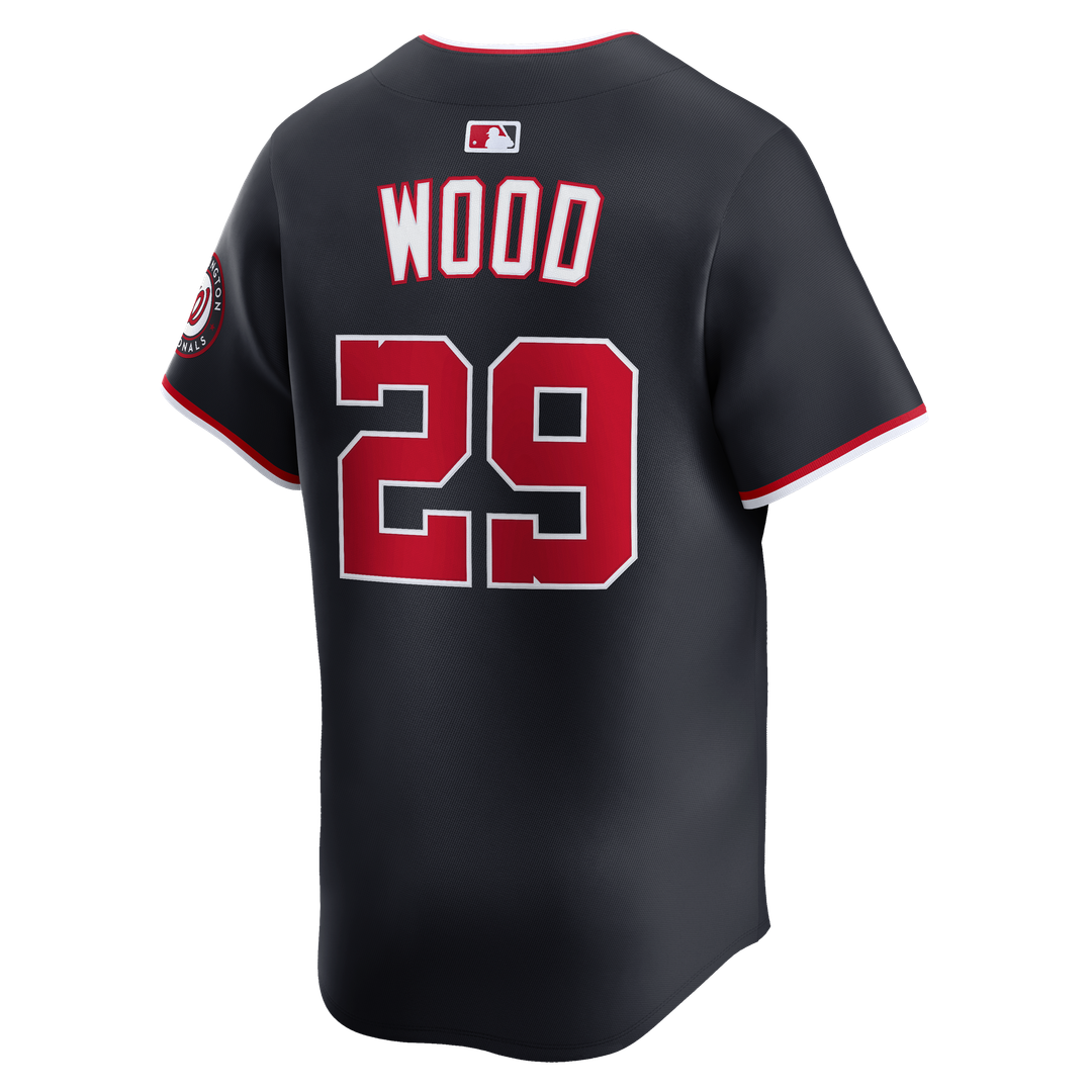 Washington Nationals James Wood Navy Alternate Limited Player Jersey
