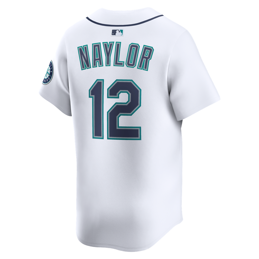 Seattle Mariners Josh Naylor White Home Limited Jersey