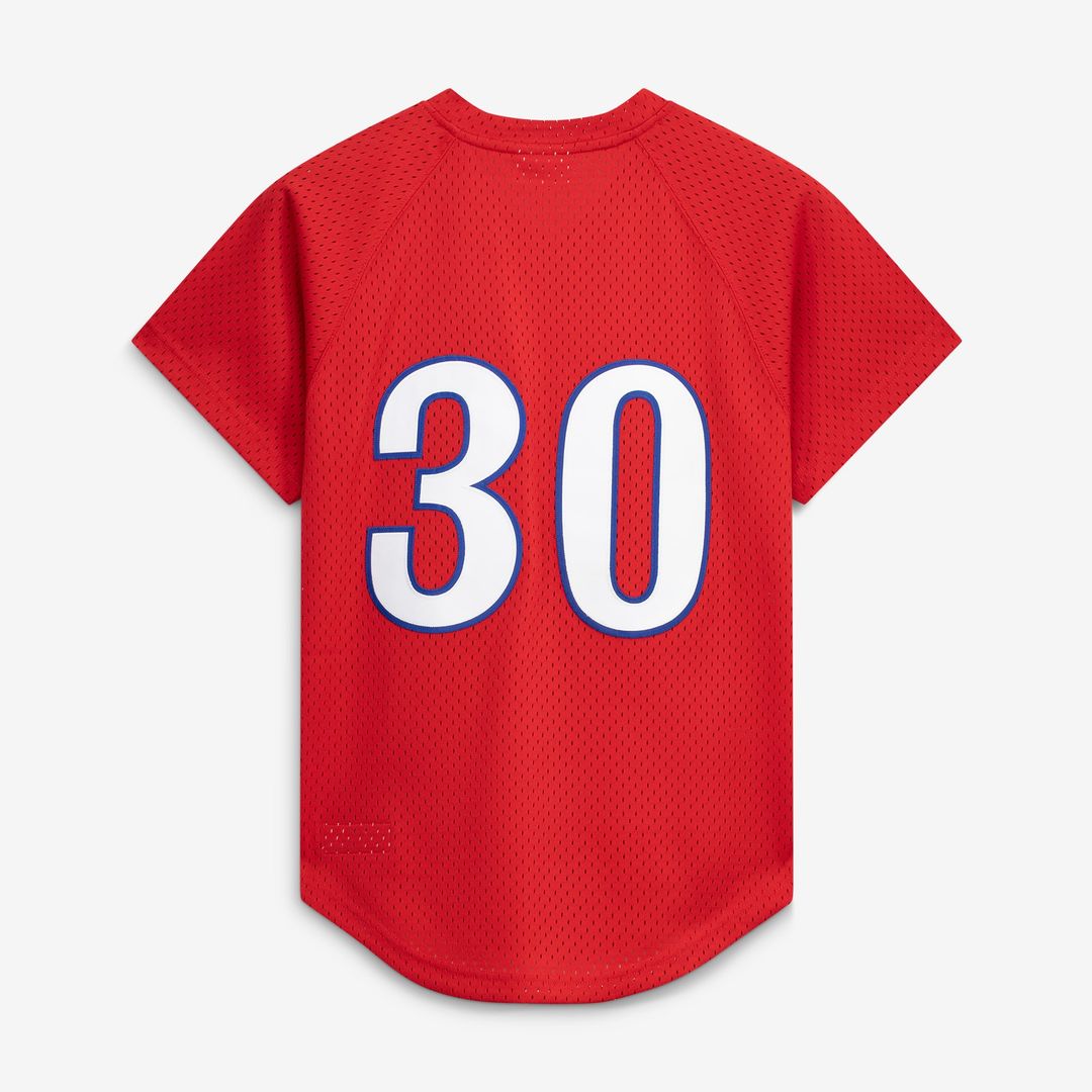 Montreal Expos Tim Raines Scarlet Authentic Batting Practice Jersey