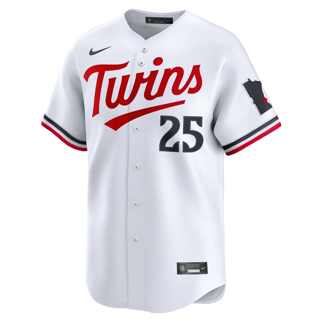 Minnesota Twins Byron Buxton White Home Limited Player Jersey