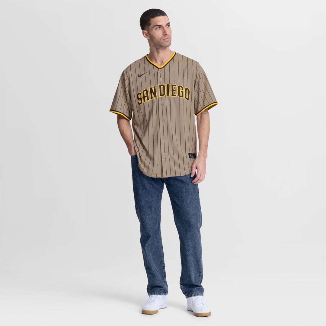 San Diego Padres Jackson Merrill Sand Alternate Replica Jersey