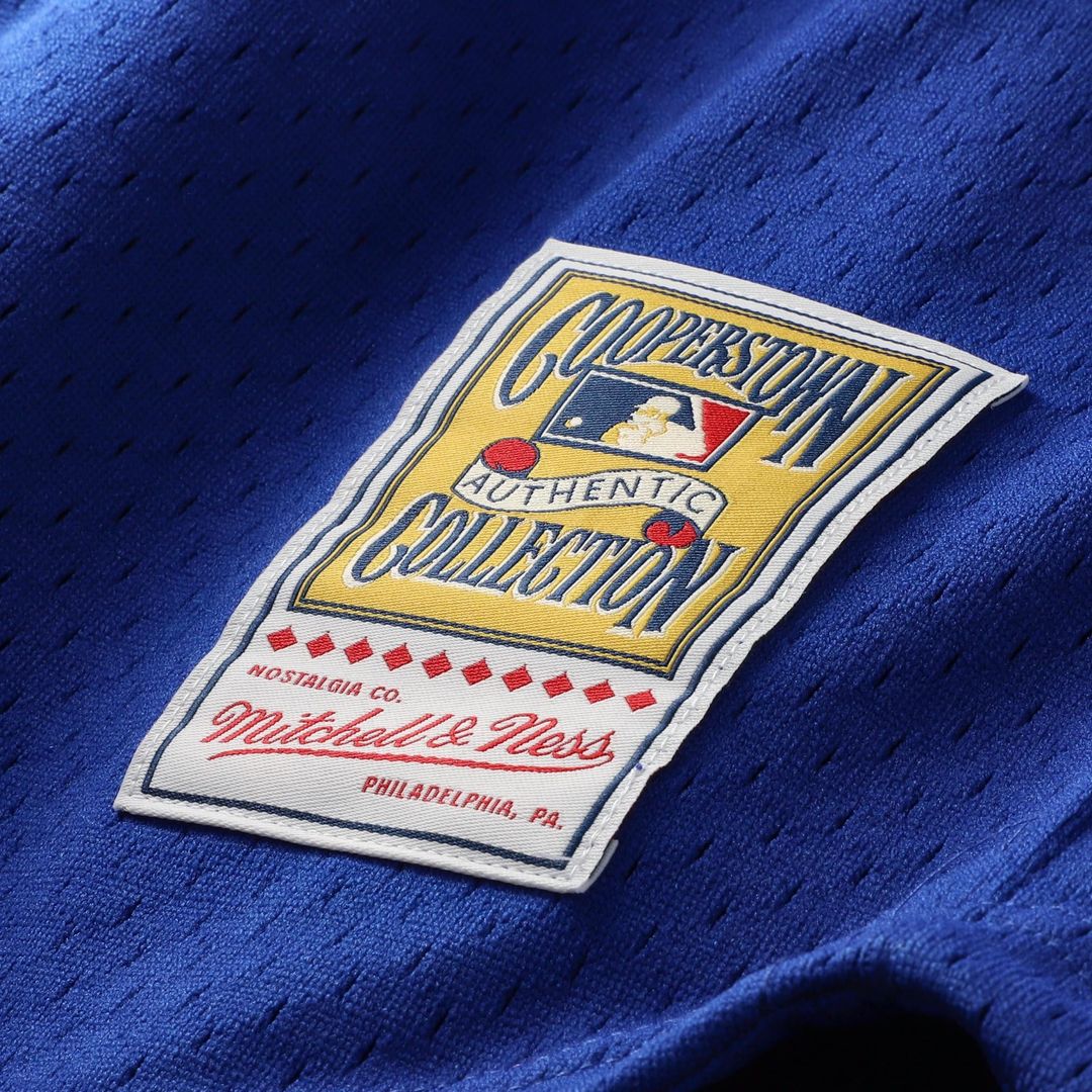 Chicago Cubs Ryne Sandberg Royal Cooperstown Collection 1996 Mesh Batting Practice Button-Up Jersey