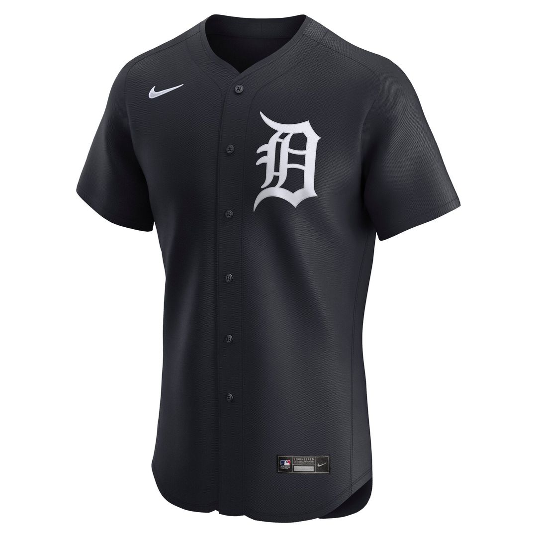 Detroit Tigers Navy Alternate 2 Elite Jersey