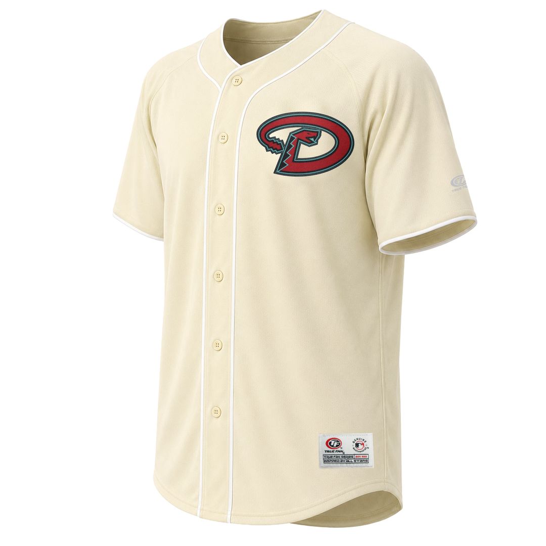 Arizona Diamondbacks Cream Fashion Jersey