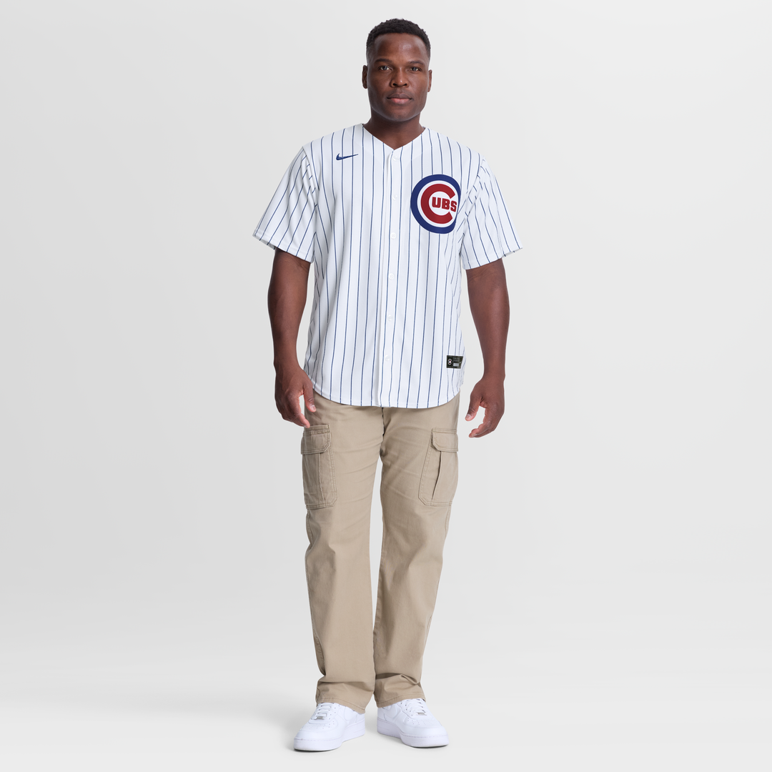 Chicago Cubs Matt Shaw White Home Replica Jersey