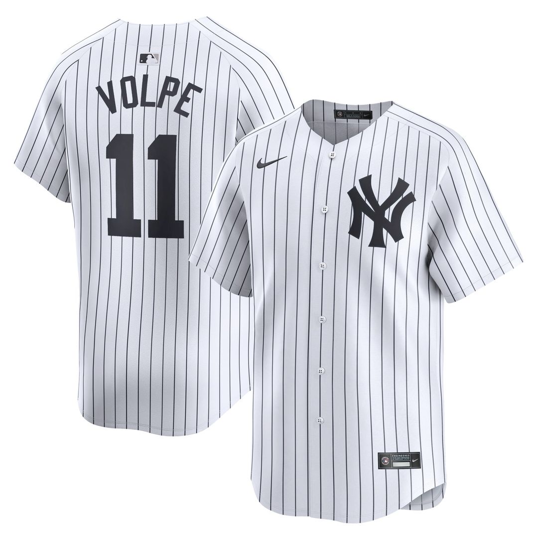 New York Yankees Anthony Volpe Gray Away Limited Player Jersey