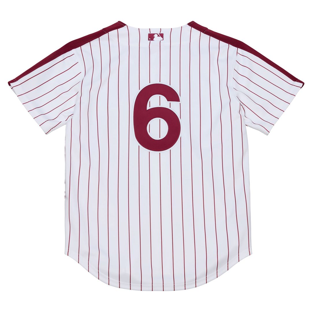 Philadelphia Phillies Jimmy Rollins White 2003 Cooperstown Collection Authentic Jersey